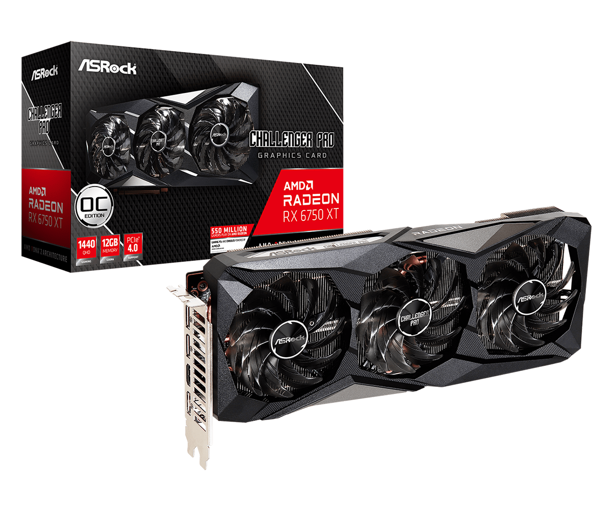 Radeon RX 6750 XT Challenger Pro 12GB OC Photo